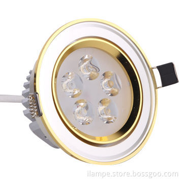 5W LED Ceiling Light with External Driver and 85 to 265V AC Input Voltage